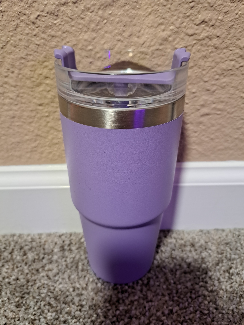 Stanley Lavender Insulated Travel Tumbler with Winged Bear Graphic 14oz - Picture 2 of 4